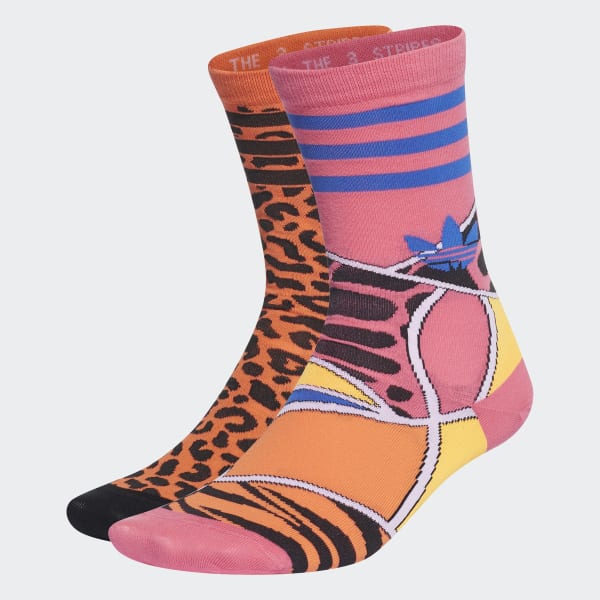 Multicolour Originals Collab Crew Socks 2 Pairs DWD32
