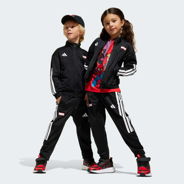 Schwarz ADIDAS MARVEL SPIDER-MAN TIRO TRAININGSANZUG