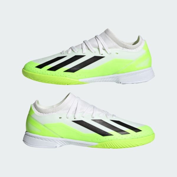 adidas X Crazyfast.3 White adidas Kids\' | | Soccer Shoes Soccer US Indoor 