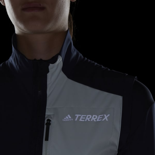 Blu Giacca senza maniche da sci di fondo Terrex Xperior Soft Shell
