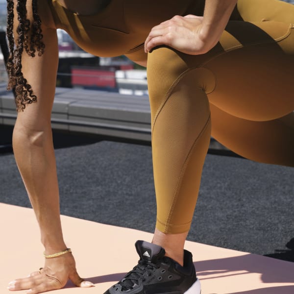 adidas Tailored HIIT Training 7/8 Leggings - Brown