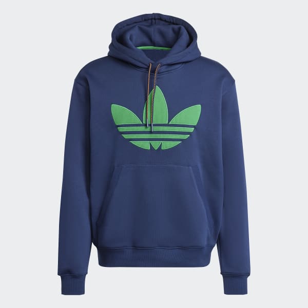 ★adidas originals★70s FLEECE HOODIE フーディー★追跡可 adidas Originals 70s Fleece Hoodie - Blue | Free Shipping