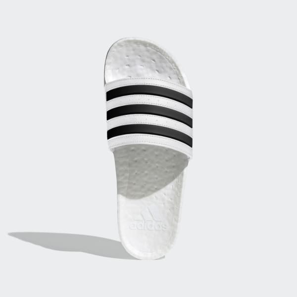 Bialy Adilette Boost Slides