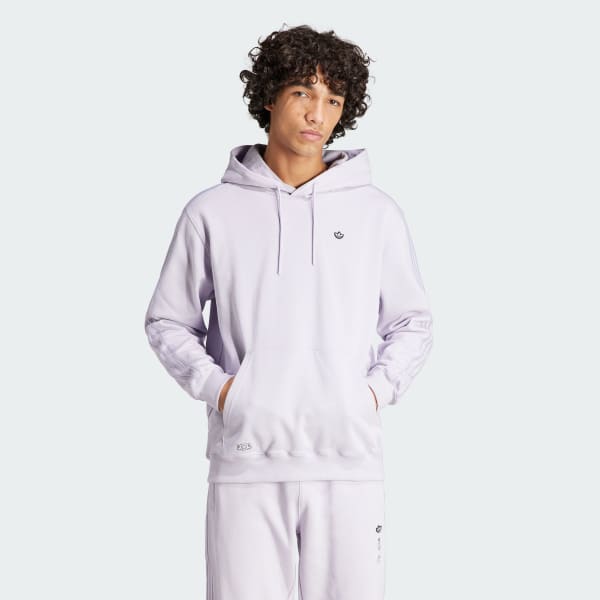 Roxo Moletom Capuz Algodão Mickey Mouse x Originals Appliqué