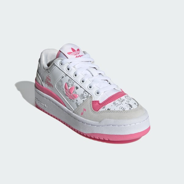 White adidas Originals x Hello Kitty and Friends Forum Bold Shoes