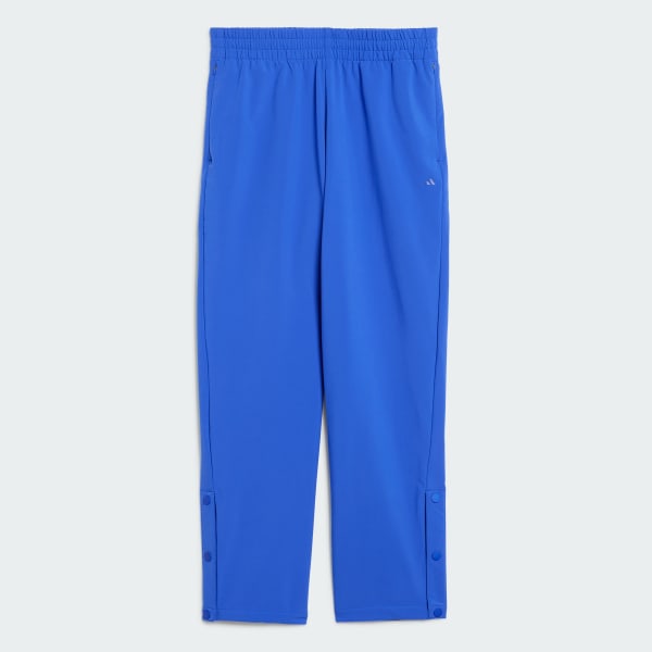 Blue adidas Basketball Snap Pants