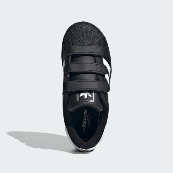 Black Superstar II Comfort Closure Shoes Kids