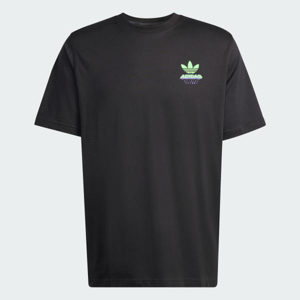 Svart RETRO GAMING T-SKJORTE
