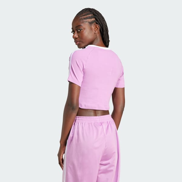 Violeta Camiseta Baby 3 bandas