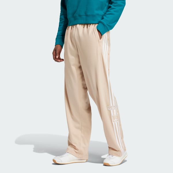 Adidas originals adibreak cuffed track pants in beige new arrivals