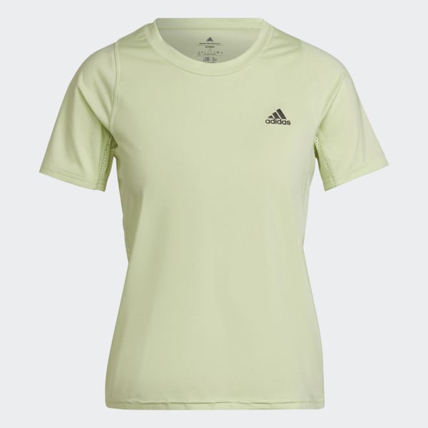 Green Run Fast Running Tee Made With Parley Ocean Plastic V2086