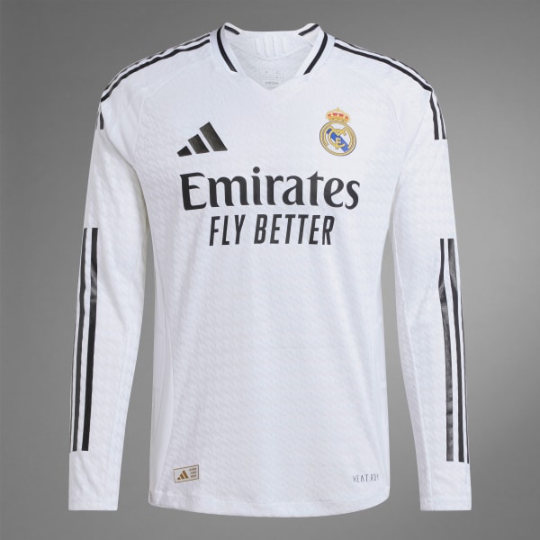 Real Madrid 24 25 Long Sleeve Heimtrikot Authentic