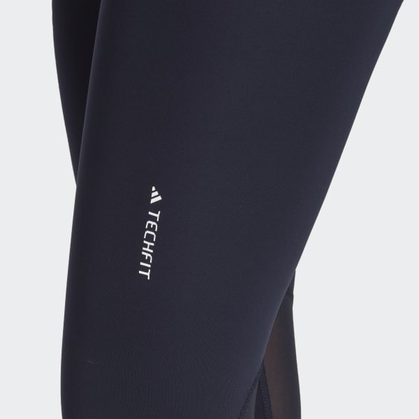 Blau Techfit 3-Streifen Tight SD272