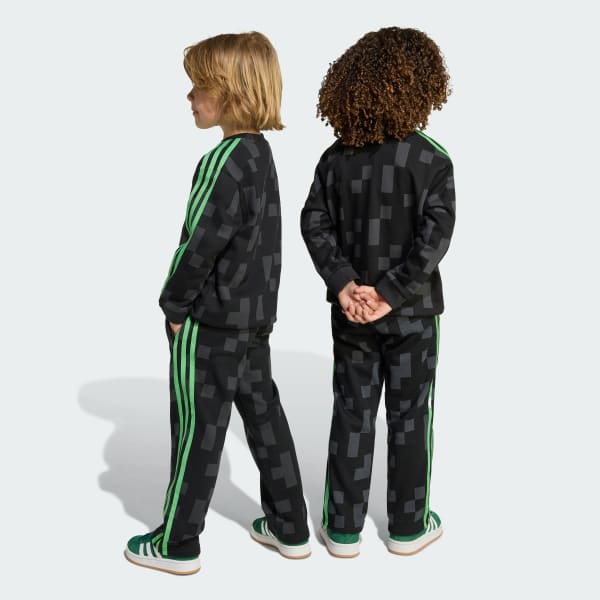 Wielokolorowy Zestaw adidas Originals X Minecraft Crew Set Kids