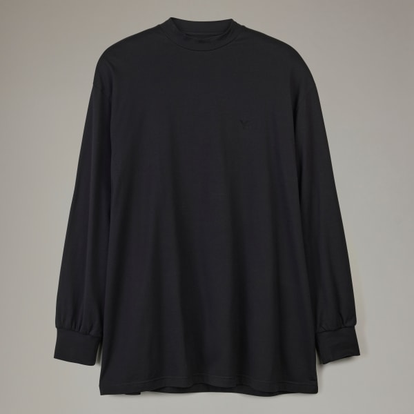 Y-3 長袖 Tシャツ MOCK NECK TEE IV8228 ワイスリー Y-3 Y－3 長袖 Tシャツ MOCK NECK TEE IV8228（BLACK