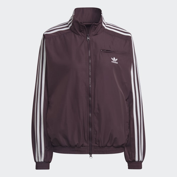 Adidas beckenbauer track jacket red top
