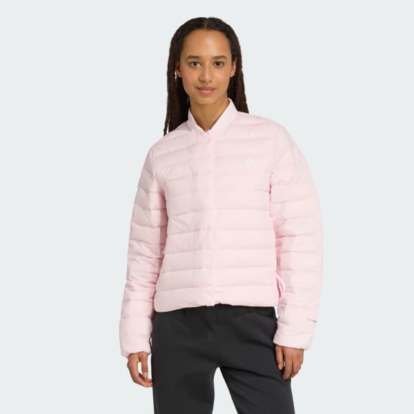 adidas Helionic Light Down Jacket - Pink | Free Shipping