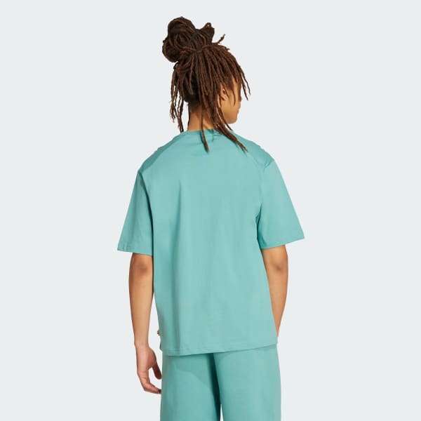 Turquoise Dog Sock Patch Graphic Tee