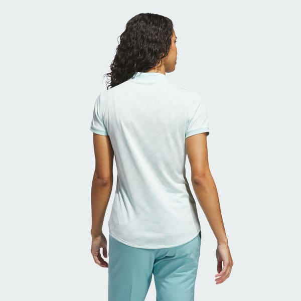 Turquesa Camiseta Polo Ultimate365 Jacquard Manga Corta