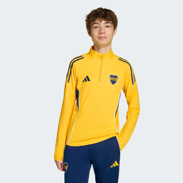 Amarillo Buzo de Entrenamiento de Boca Juniors Tiro 25 Competition (Niños)