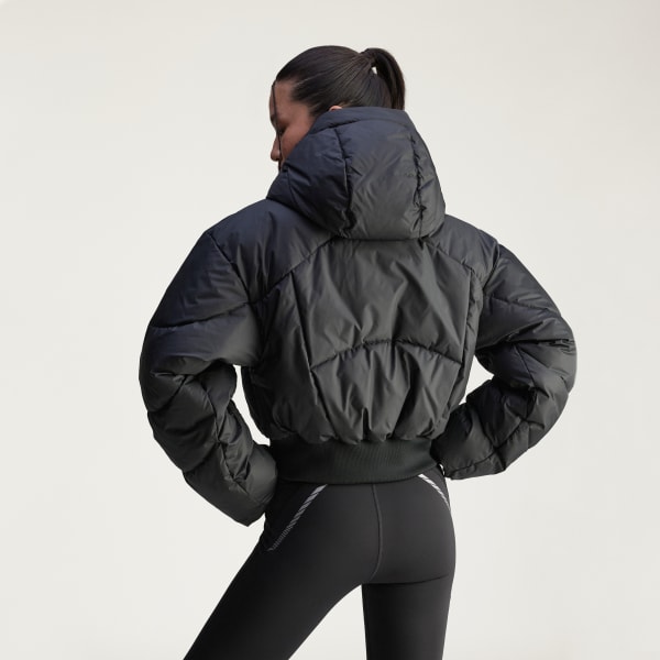 Black adidas by Stella McCartney Cropped Padded Winter Jacket