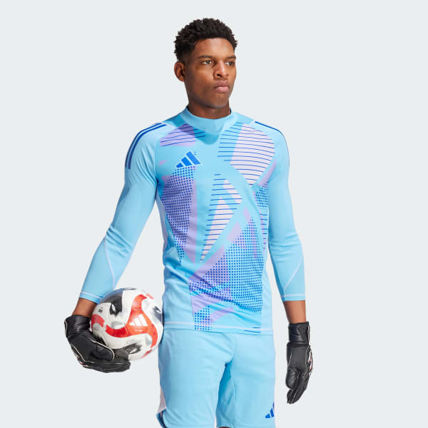 Bleu Maillot de gardien de but manches longues Tiro 24