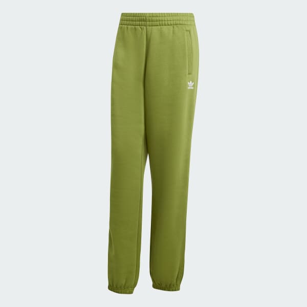 Verde Calça jogger Essentials folgada em fleece