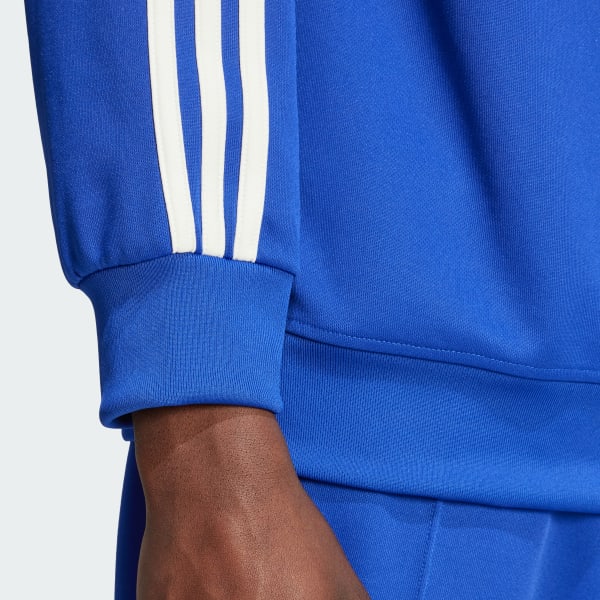 adidas Adicolor Funnel Neck Track Top - Blue | adidas India