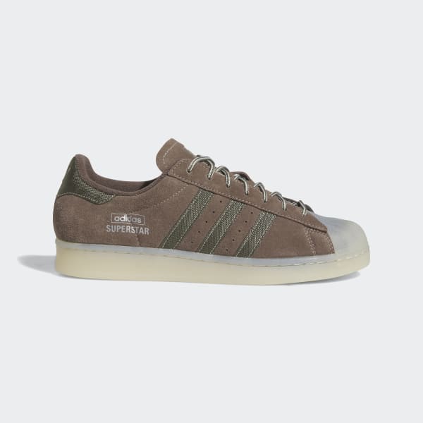 puppy parallel tekst adidas Superstar Shoes - Brown | Men's Lifestyle | adidas US