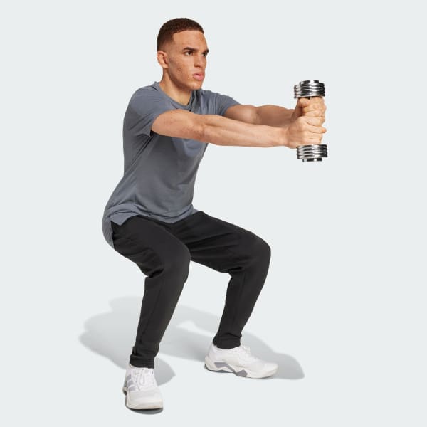 Đen Áo Thun Tập Luyện Designed for Training