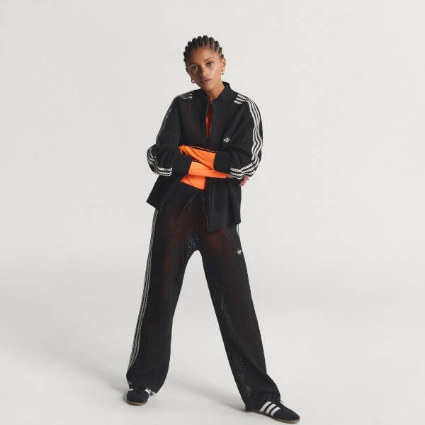 Negro PANTS DEPORTIVOS FIREBIRD DE TEJIDO CROCHET