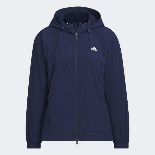 ブルー 【ゴルフ】フード付きウインドジャケット