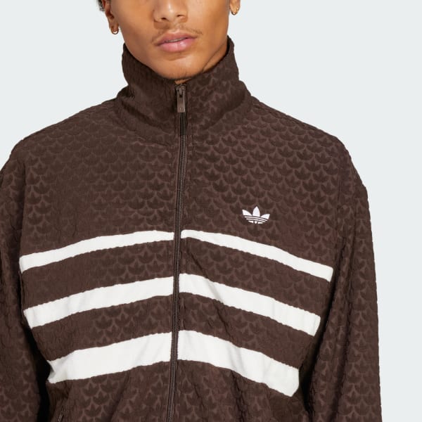 adidas Monogram Track Top - Brown | Free Shipping with