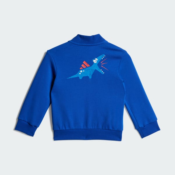 Blue Seasonal Essentials Adiraptor Fleece Track Suit Kids
