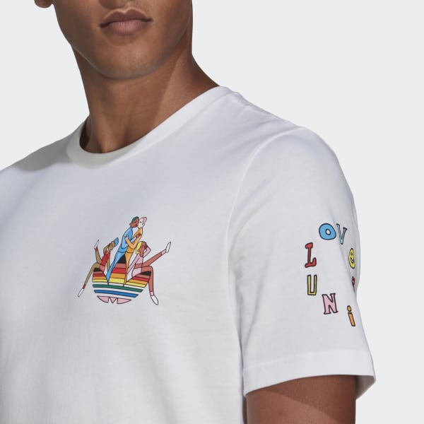 bílá Ashton Attz X London Pride Tee BUI98