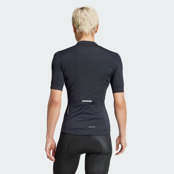 cerná Dres Tempo 3-Stripes Cycling
