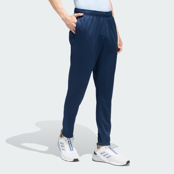 Blue Small Logo Pants