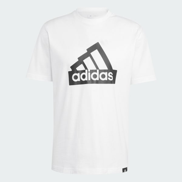 White Modern Essentials Graphic Tee