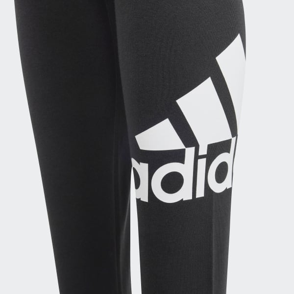 adidas Essentials Big Logo Cotton Tights - Black