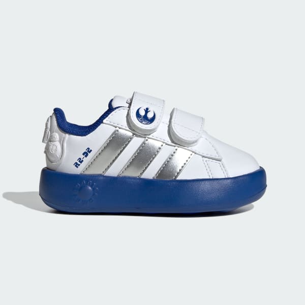 White ADIDAS STAR WARS GRAND COURT 2.0 SHOES INFANTS