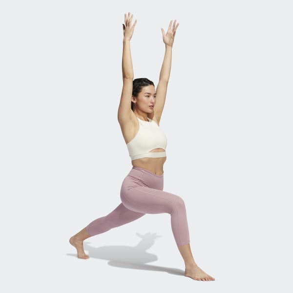 Beige CoreFlow Medium-Support Bra
