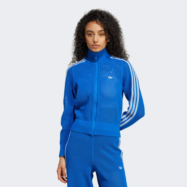 正規代理店 Crochet Premium Originals adidas Track Free | Blue - Top トップス