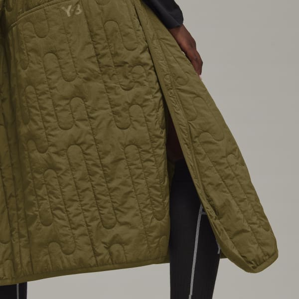 Zielony Y-3 Classic Light Down Quilted Skirt MGV23