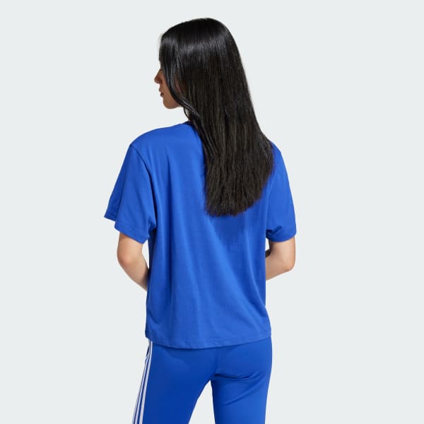 Blue Adicolor Trefoil Boxy Tee