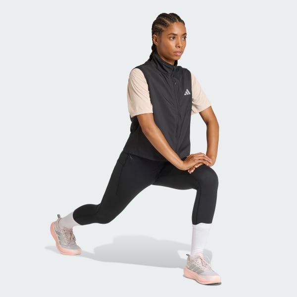 Siyah adi365 Running Essentials Yelek