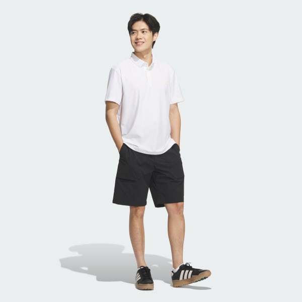 ホワイト クラブ コンシューマー グラフィック半袖ポロシャツ