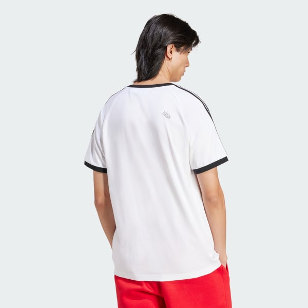 Branco Camiseta Mickey Mouse x Originals Três Listras