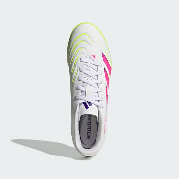 Blanco Zapatos de fútbol Predator Club Pasto Sintético