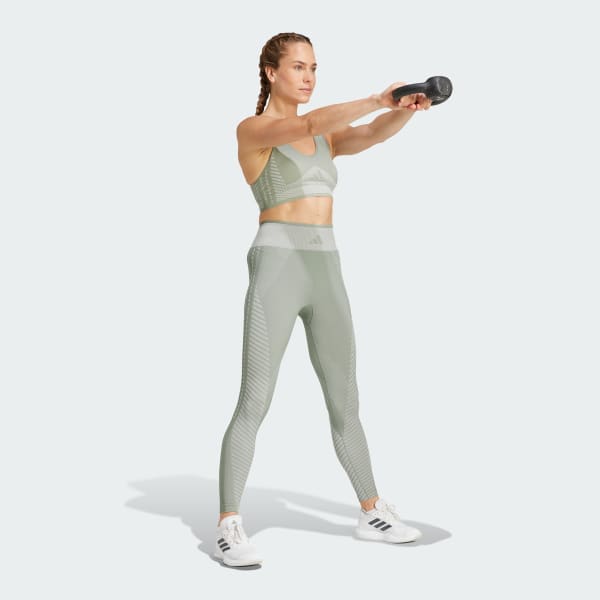 Verde Sujetador AEROKNIT Training Light Support