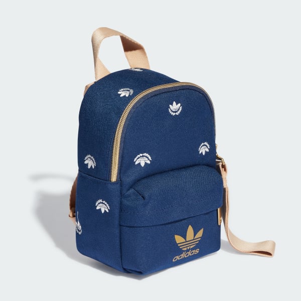 adidas Trefoil Crest Mini Backpack - Blue | Women's Lifestyle | adidas US